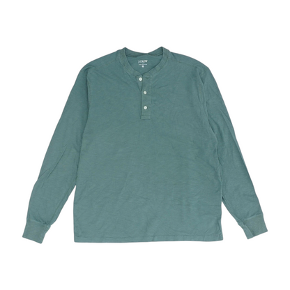 Green Solid 1/4 Zip Sweater