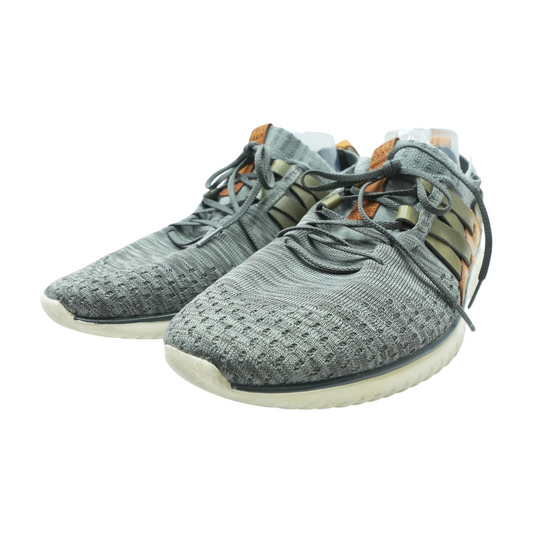 Gray Lace-Up Casual Shoes