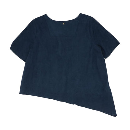 Navy Solid Crewneck T-Shirt