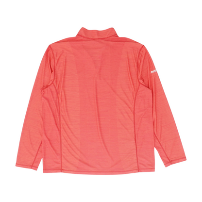 Red Solid 1/4 Zip Pullover