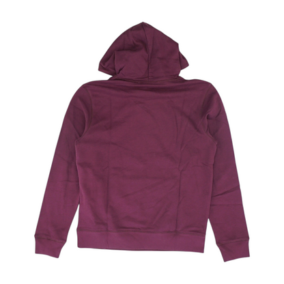 Maroon Solid Hoodie Pullover