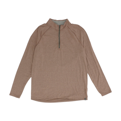 Red Solid 1/4 Zip Pullover