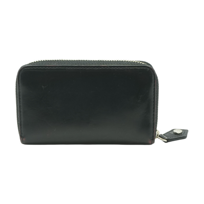 Black Zip Around Advan Compact Wallet