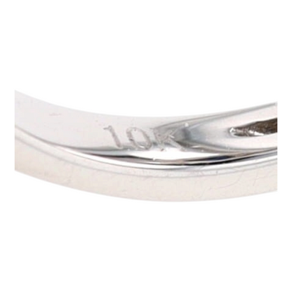 1 ctw 10K White Gold Sapphire Fashion Ring