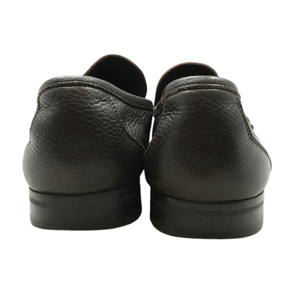 Brown Gancini Buckle Loafer