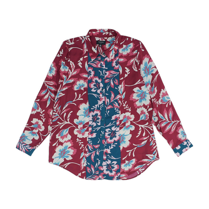 Red Floral Button Down