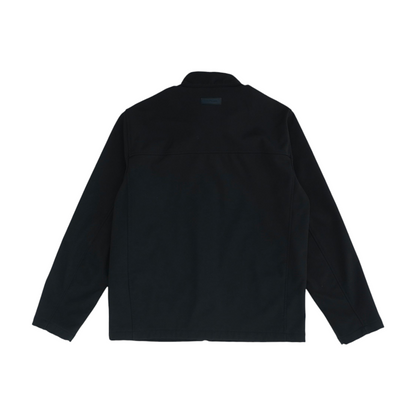 Black Solid Active Jacket