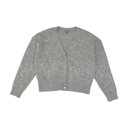 Gray Cardigan Sweater