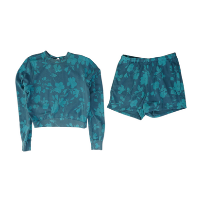 Blue Floral Active Set