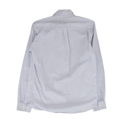 Purple Striped Long Sleeve Button Down