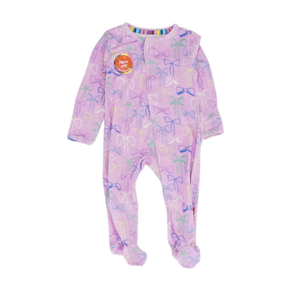 Purple Print One-Piece