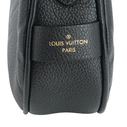 Black Mini Moon Bag in Giant Monogram Empreinte Leather