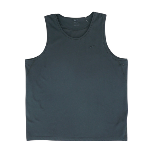 Black Solid Active Tank