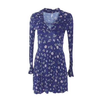 Navy Floral Mini Dress