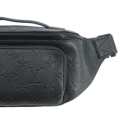 Black Rush Bumbag in Monogram Shadow Calfskin Leather