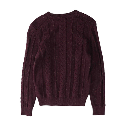 Burgundy Pullover Sweater