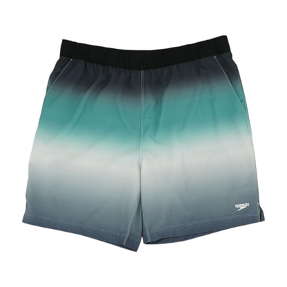 Green Color Block Swim Bottom