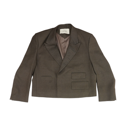 Brown Wool Book Blazer
