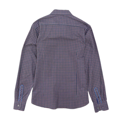 Multi Check Long Sleeve Button Down