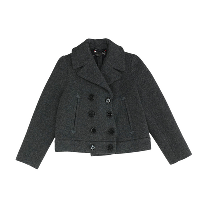 Gray Solid Jacket