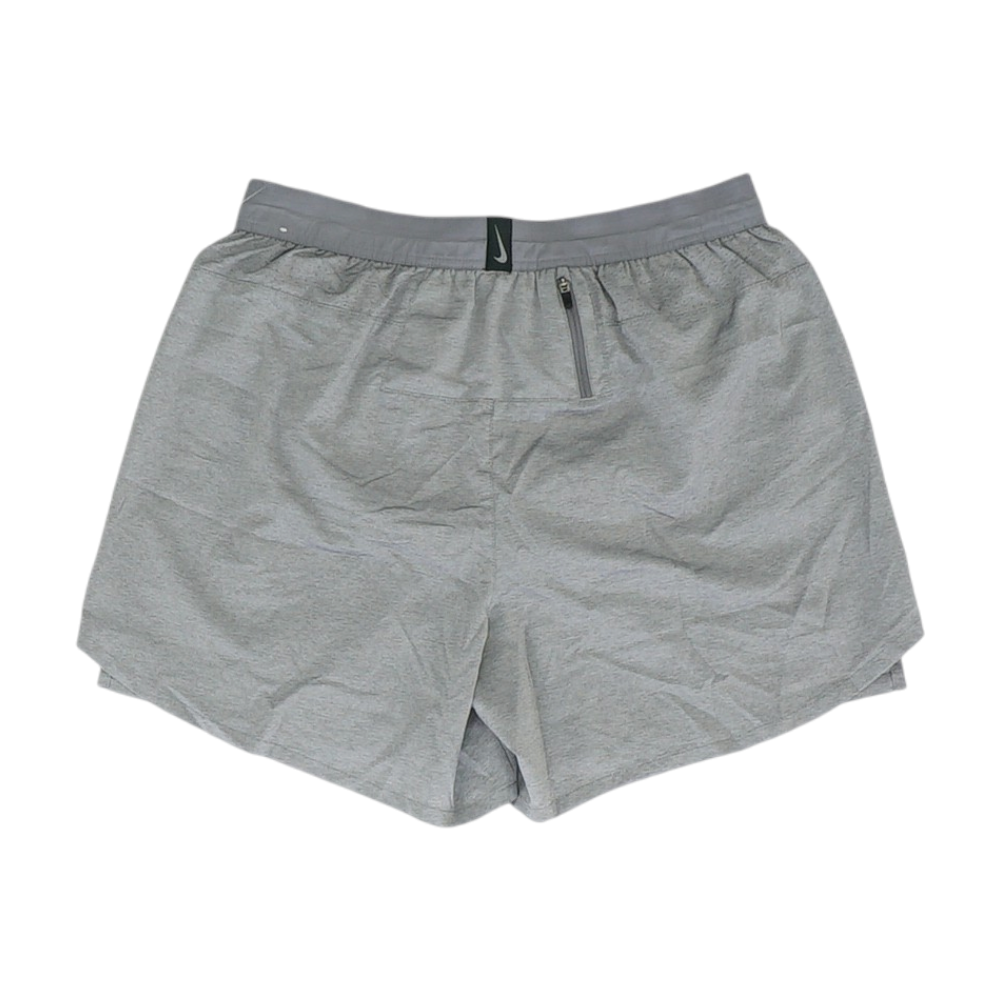 Gray Solid Active Shorts
