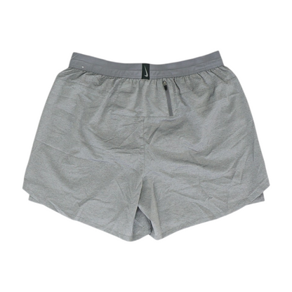 Gray Solid Active Shorts