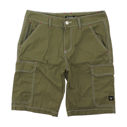 Green 5-Pocket Shorts