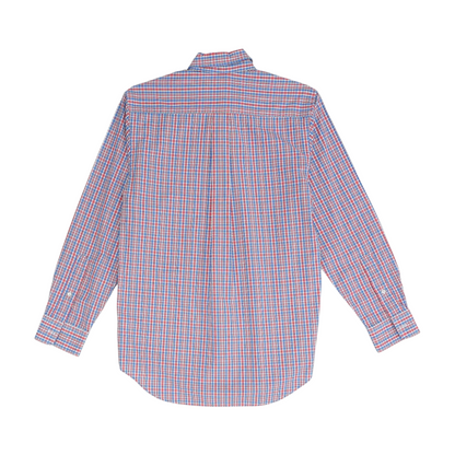 Multi Plaid Long Sleeve Button Down