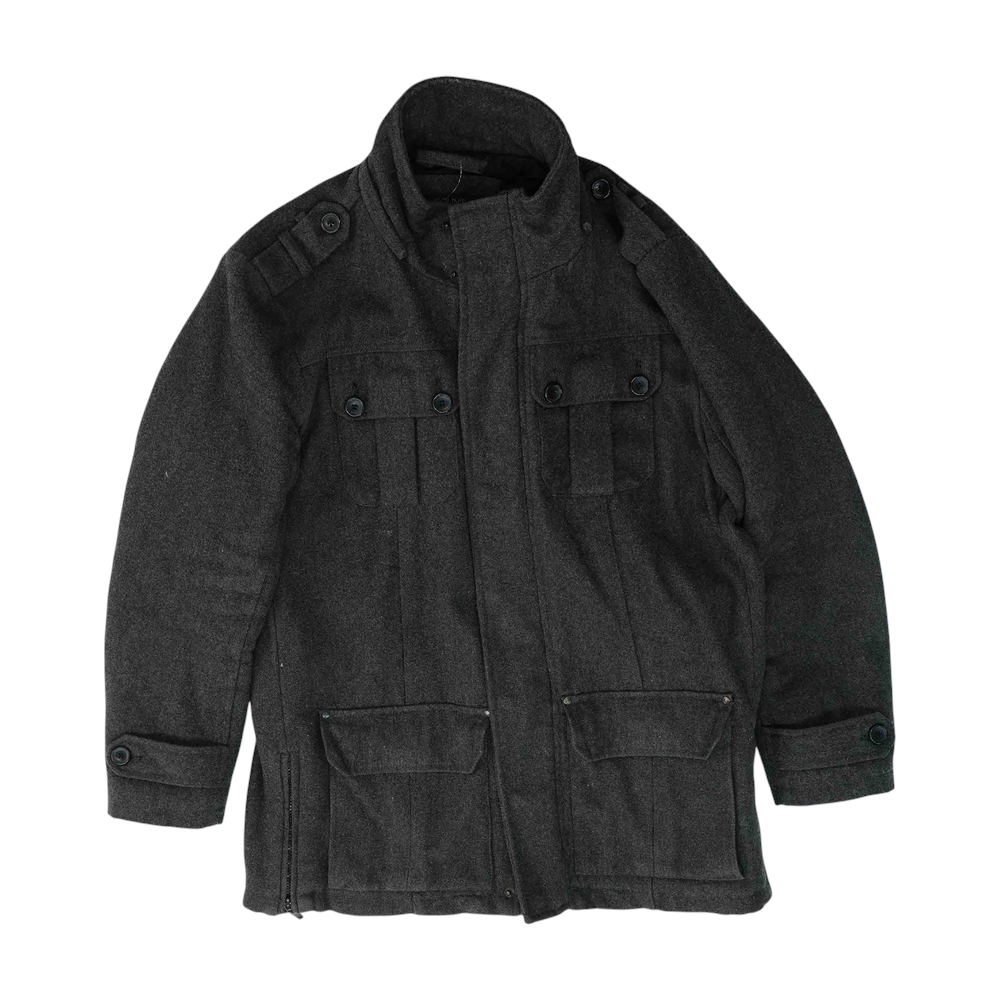 Gray Solid Coat
