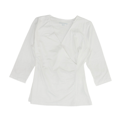 White Petite Blouse