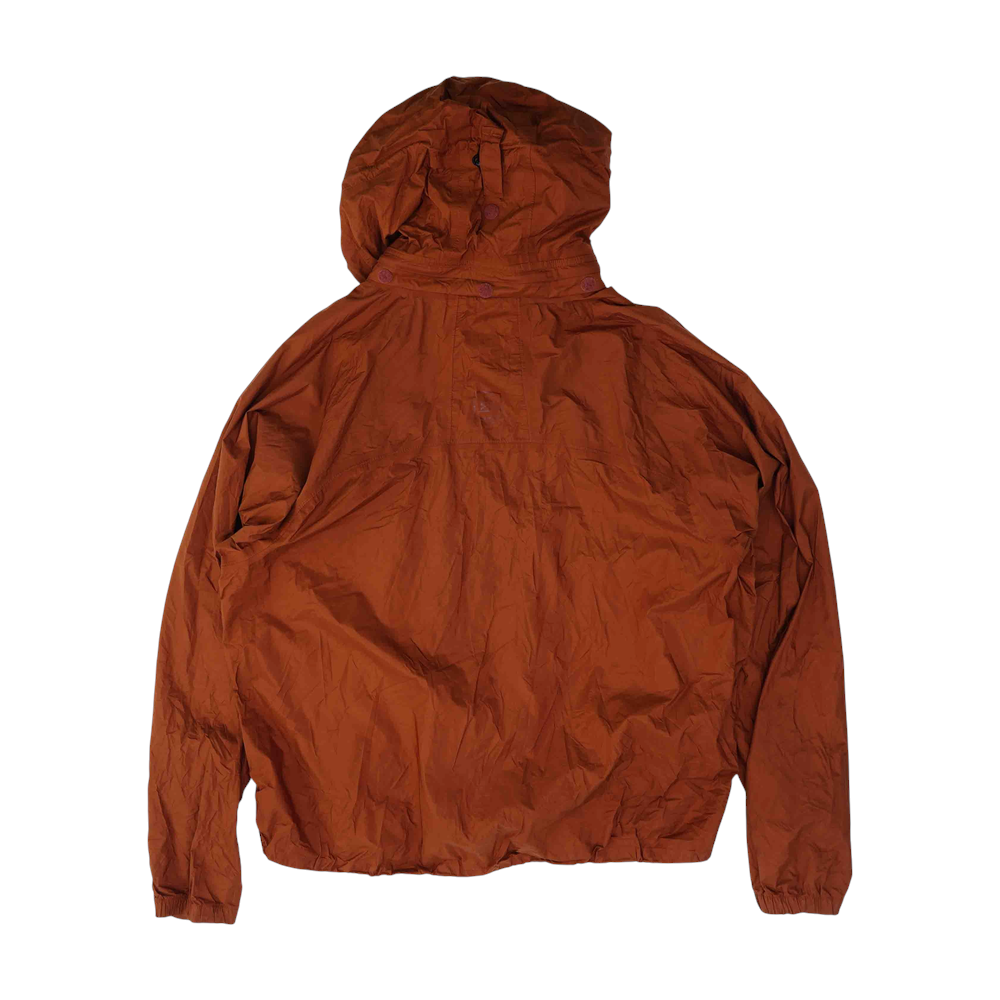 Brown Solid Rain Jacket