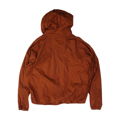 Brown Solid Rain Jacket