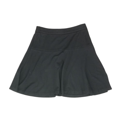 Black Solid Mini Skirt