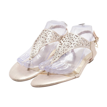 Gold Flat Sandals