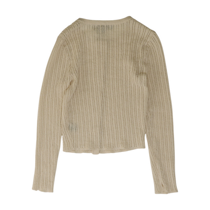 Tan Cardigan Sweater