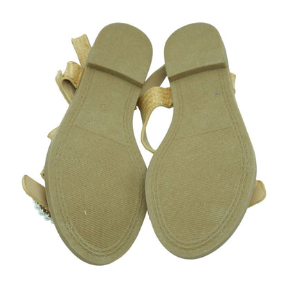 Tan Flat Sandals