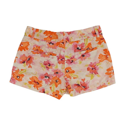 Pink Floral Chino Shorts
