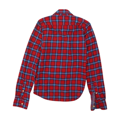 Red Plaid Flannel Button Down