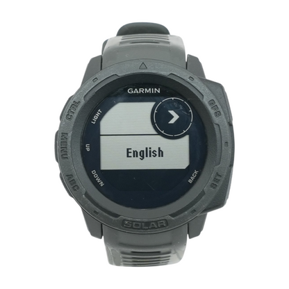 45mm Instinct Solar Black Smartwatch Black Band M/L