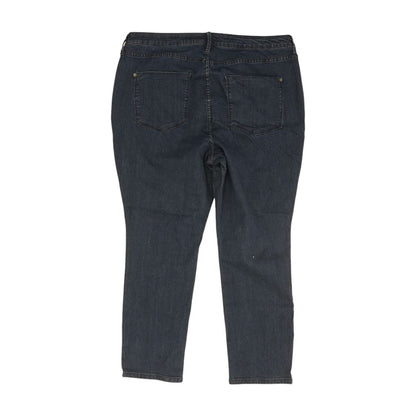 Blue High Rise Regular Jeans