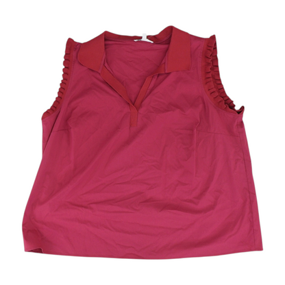 Burgundy Plus Blouse