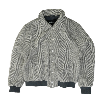 Gray Striped Jacket