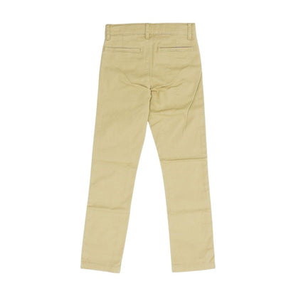 Khaki Solid Chino Pants