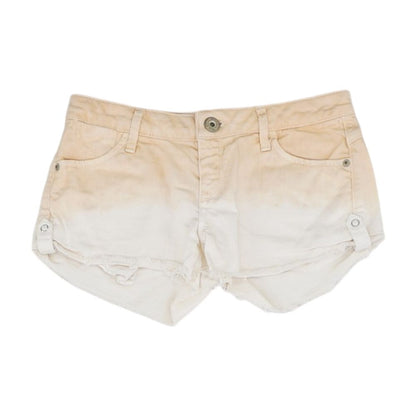 Coral Petite Tie-Dye Denim Shorts