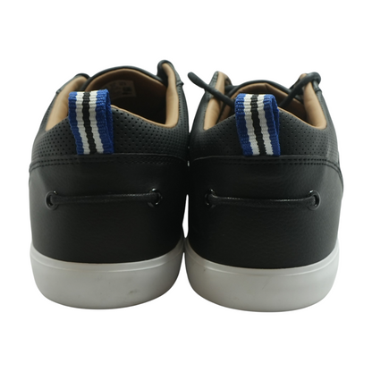 Black Lace-Up Casual Shoes