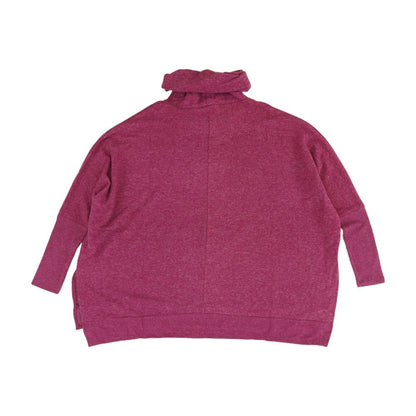 Magenta Cowl Neck Sweater