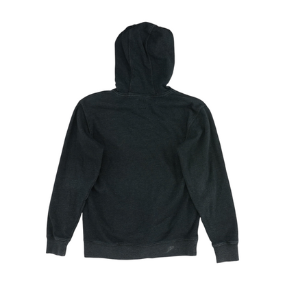 Black Solid Hoodie Pullover
