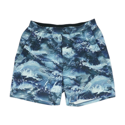 Blue Abstract Swim Bottom