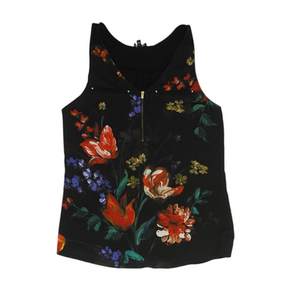 Black Floral Blouse