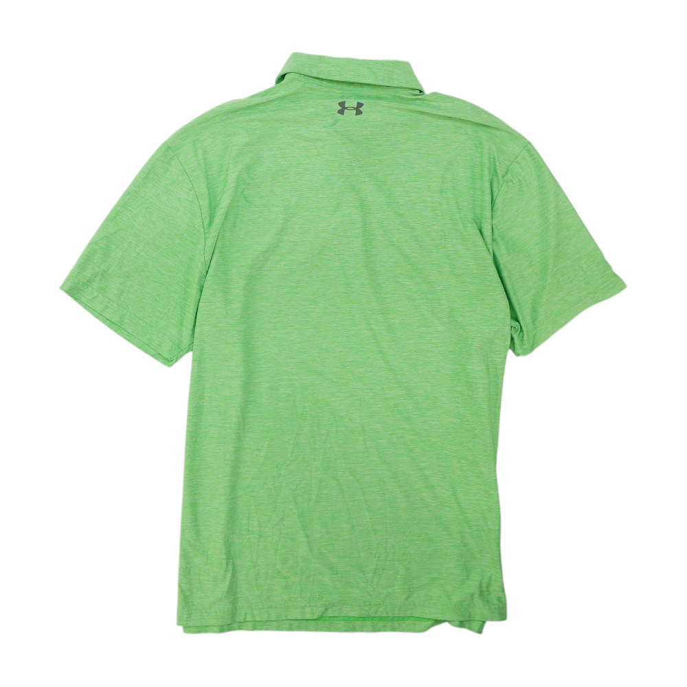 Green Solid Short Sleeve Polo